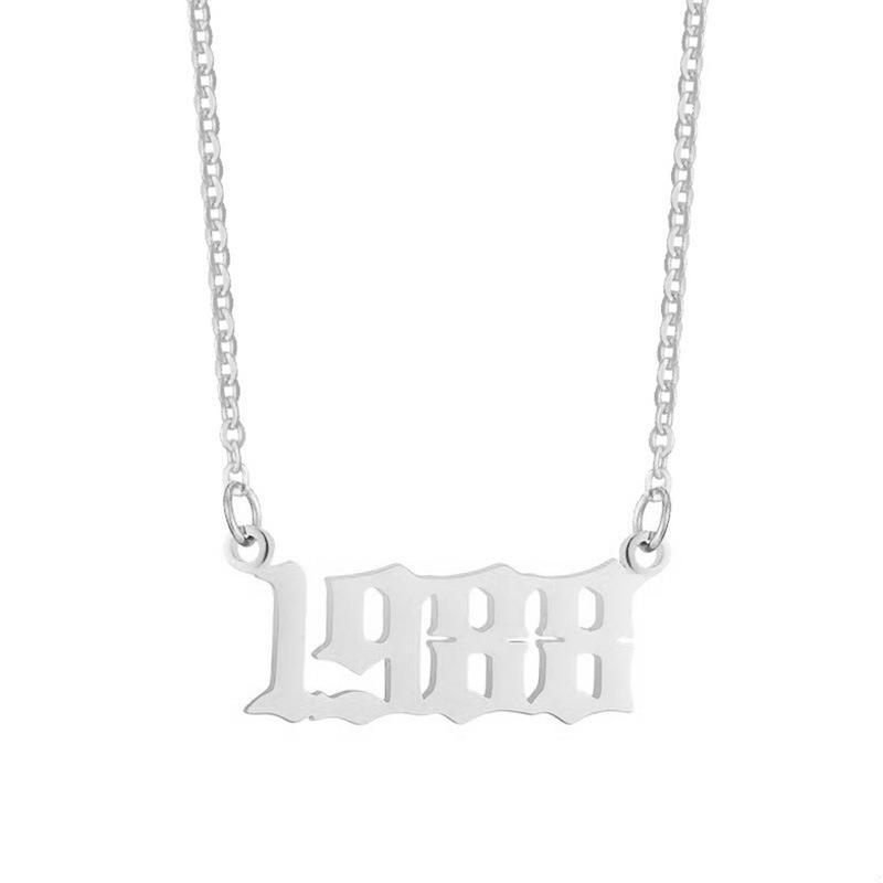 Custom Birth Year Pendant