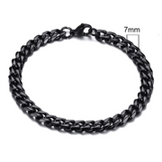 Stainless Steel Cuban Chain Bracelet