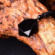 Natural Black Obsidian Protection Necklace