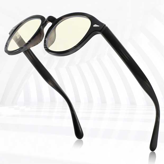 Retro Classic Oval Frame Anti-Blue Glasses