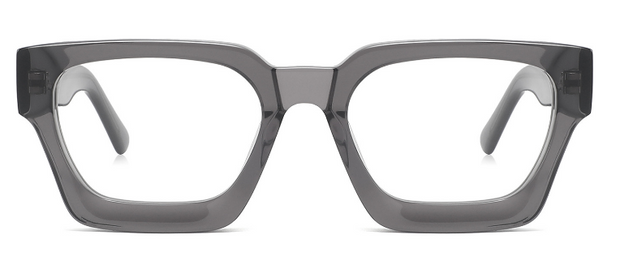 Transparent Gray Plate Frame Anti-Blue Glasses