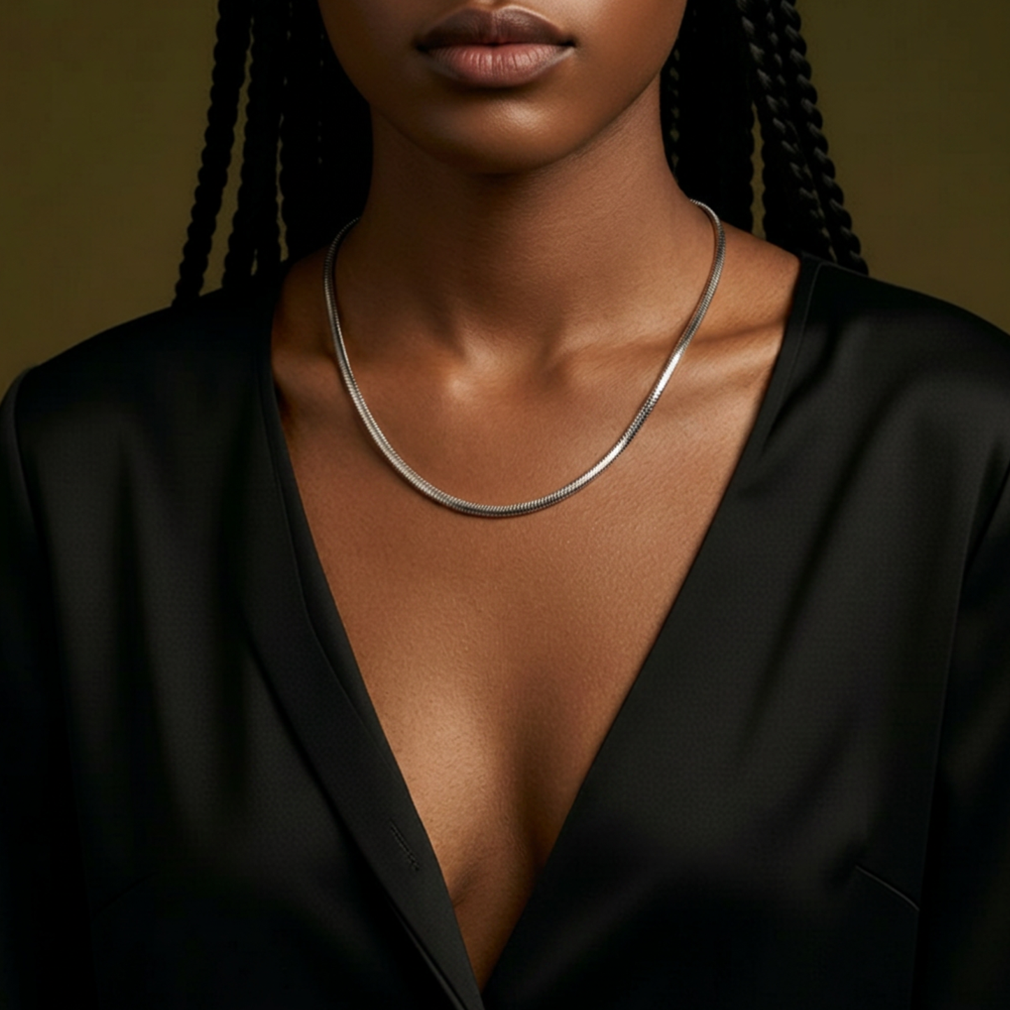 Women's 2mm Gold Snake Chain