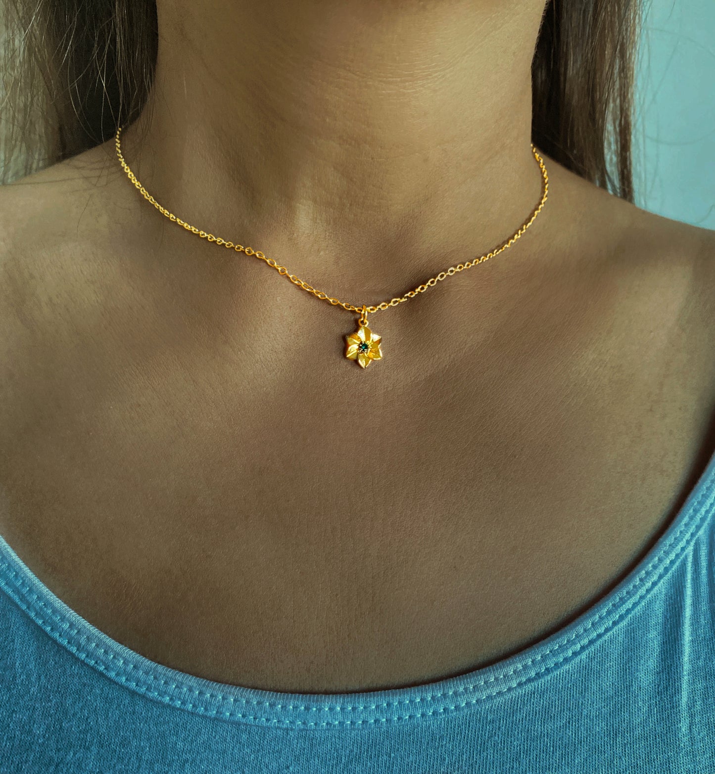 Custom Birth flower Necklace