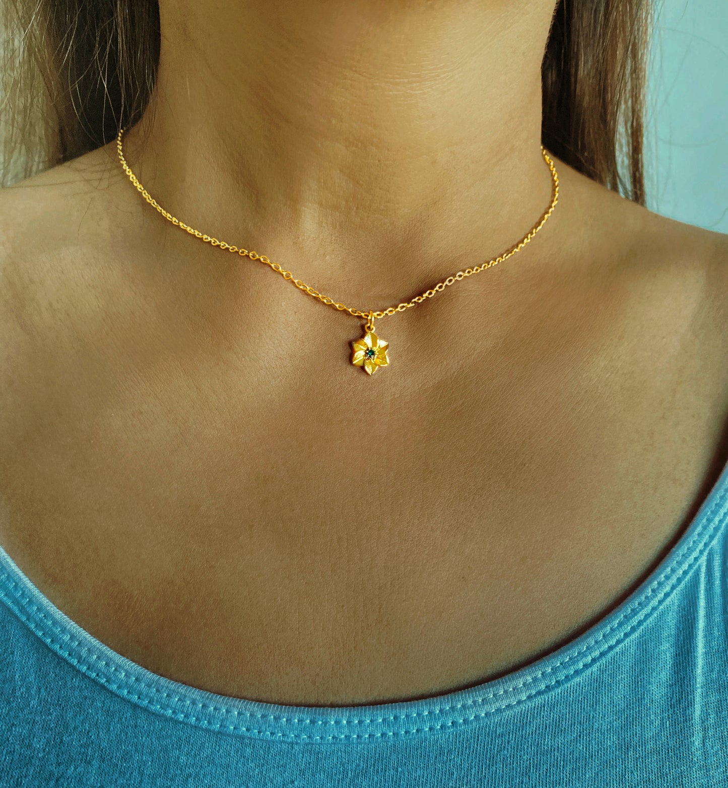 Custom Birth flower Necklace