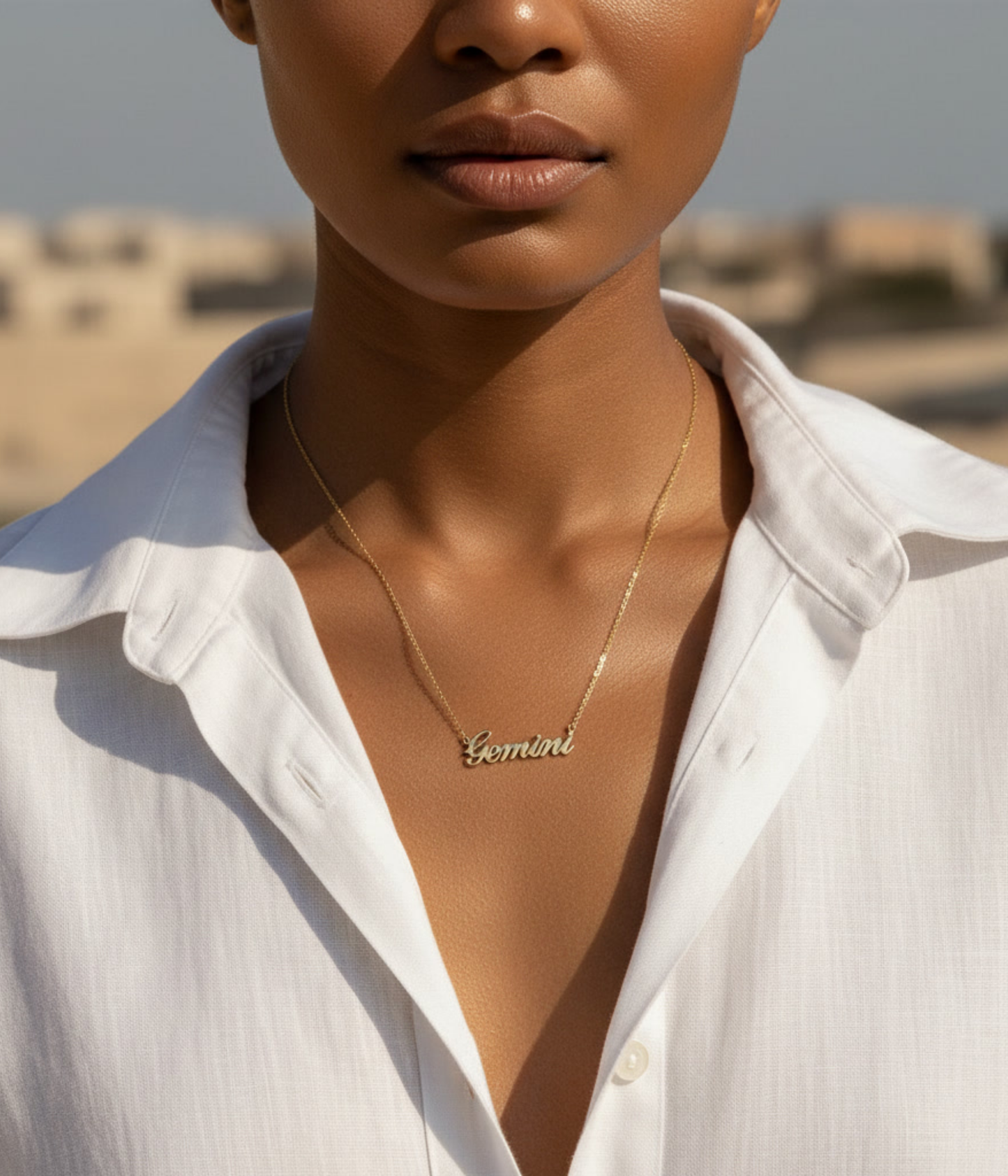 Personalized Zodiac Name Necklace