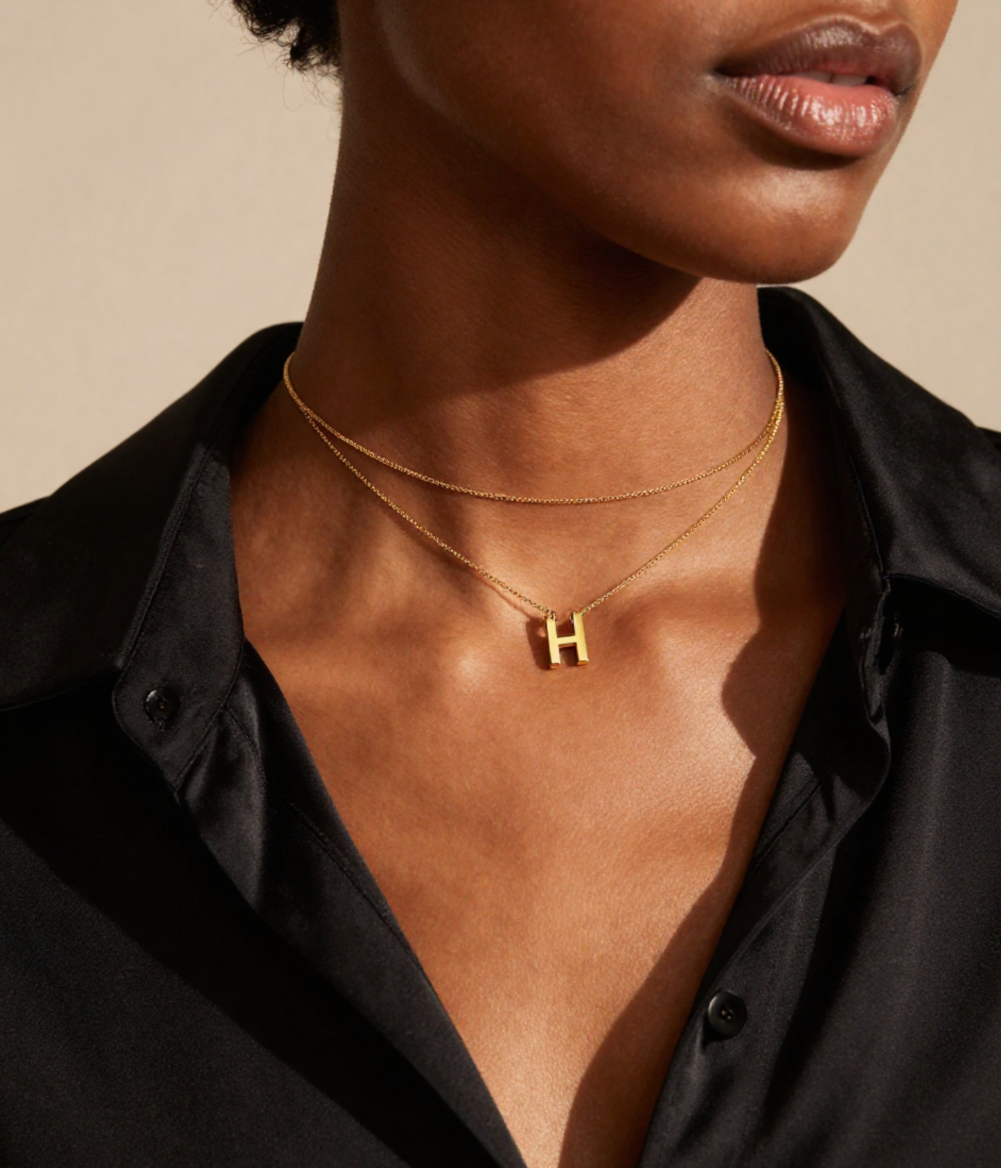 Tiny Initial Custom Letter Necklace
