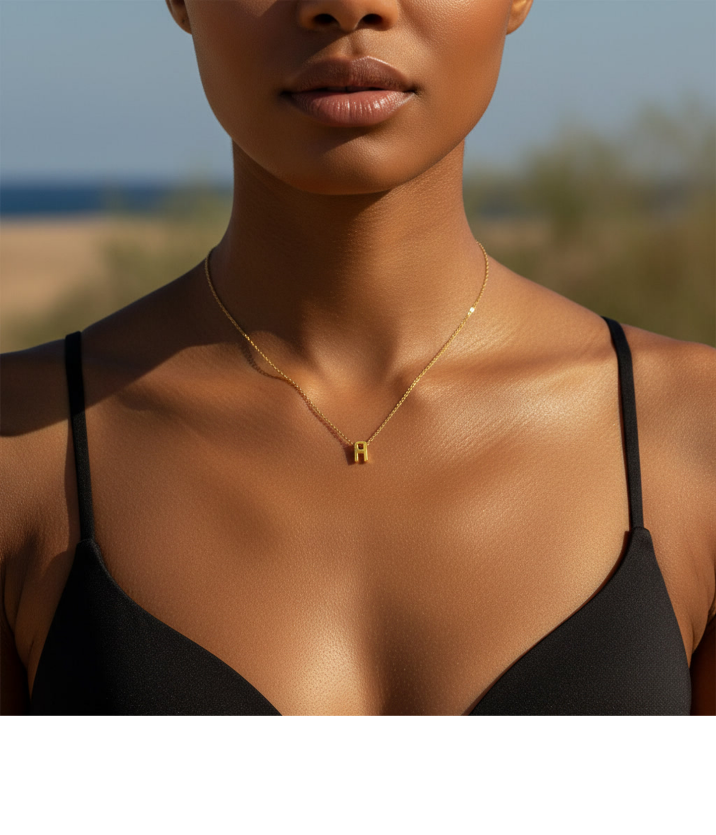 Tiny Initial Custom Letter Necklace