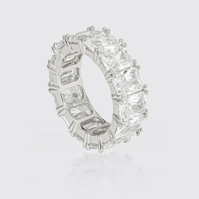 White Gold Baguette-Cut Ring