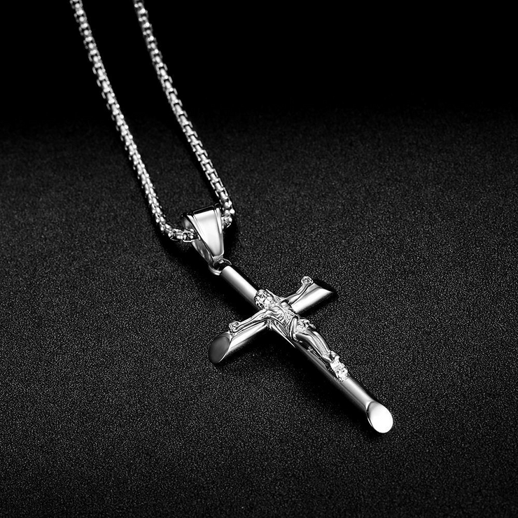 Stainless Steel Cross Pendant Chain