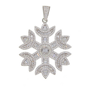 Zircon Snowflake Pendant