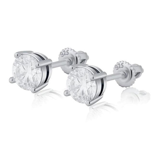 925 Silver 5mm Stud Earrings