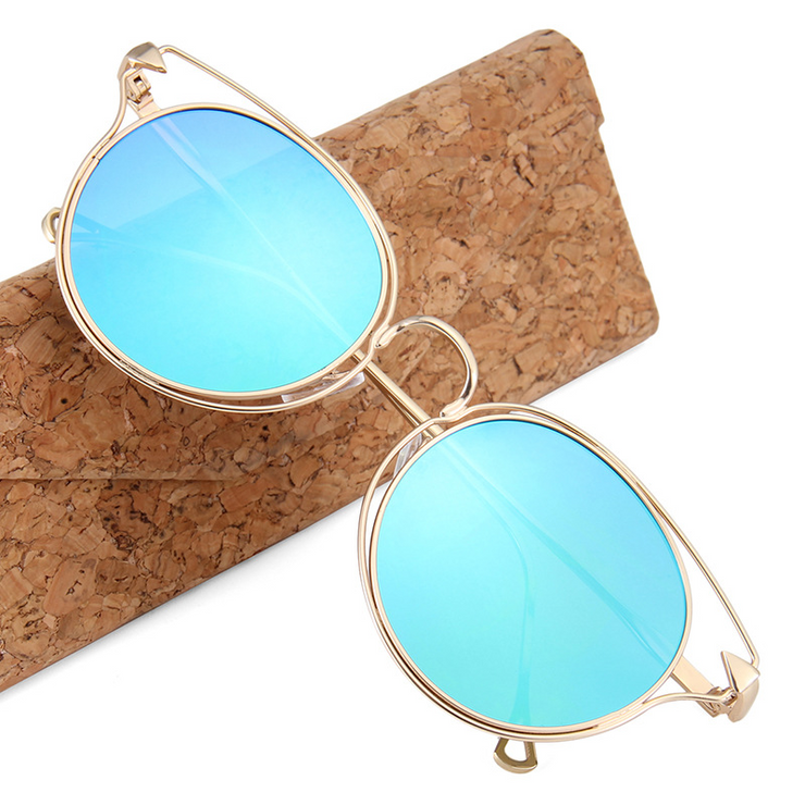 Metal Cat Eye Frame Retro Sunglasses