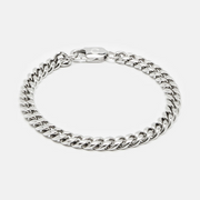 5mm Silver Cuban Bracelet