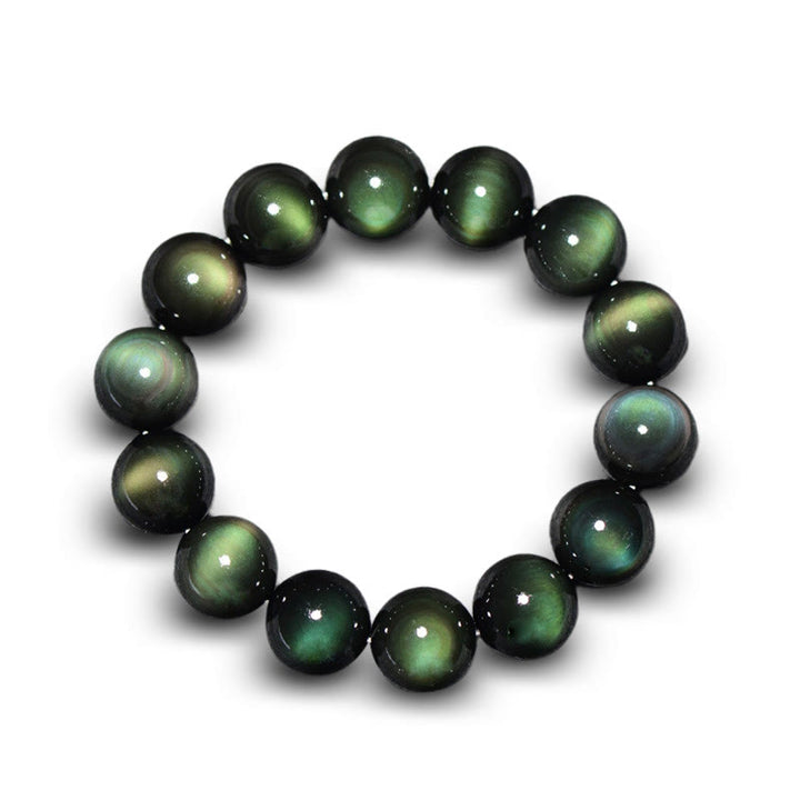 Natural Eye Obsidian Bracelet