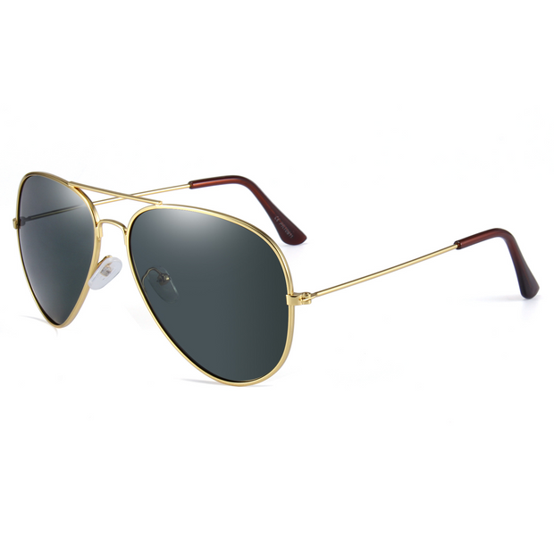 Gold Metal Frame Anti-UV Sunglasses