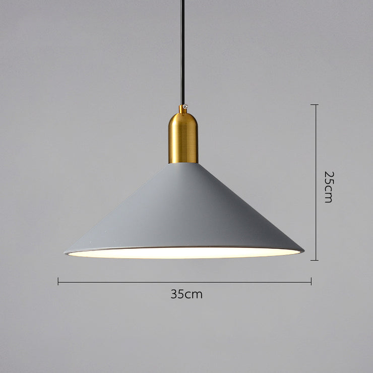 Nordic Industrial Style Cone Hanging Pendant Lamp