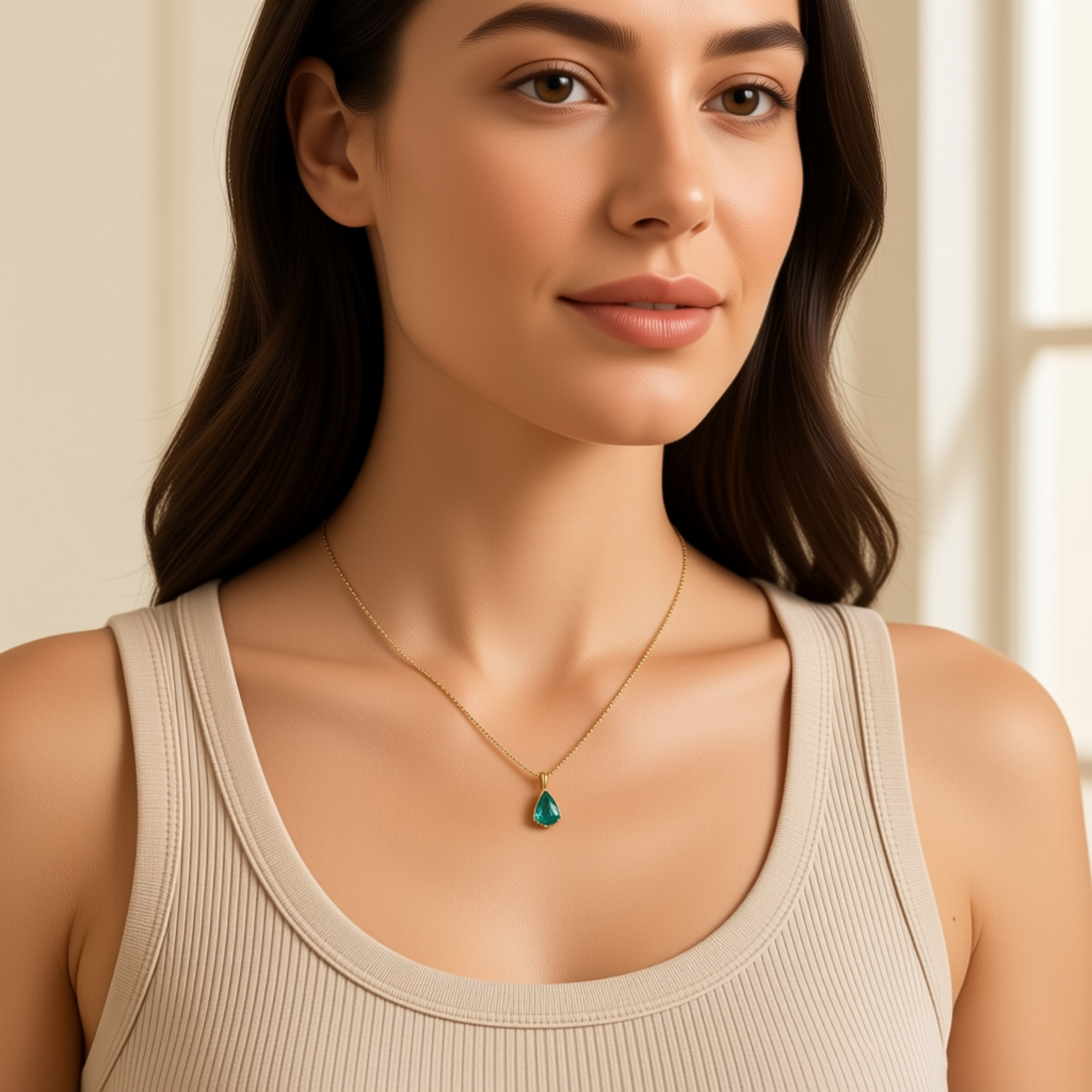 Minimalist Personalized Birthstone Necklace - Custom Family & Birthday Gift for Her