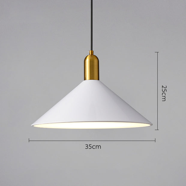 Nordic Industrial Style Cone Hanging Pendant Lamp