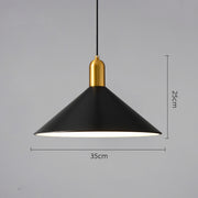 Nordic Industrial Style Cone Hanging Pendant Lamp