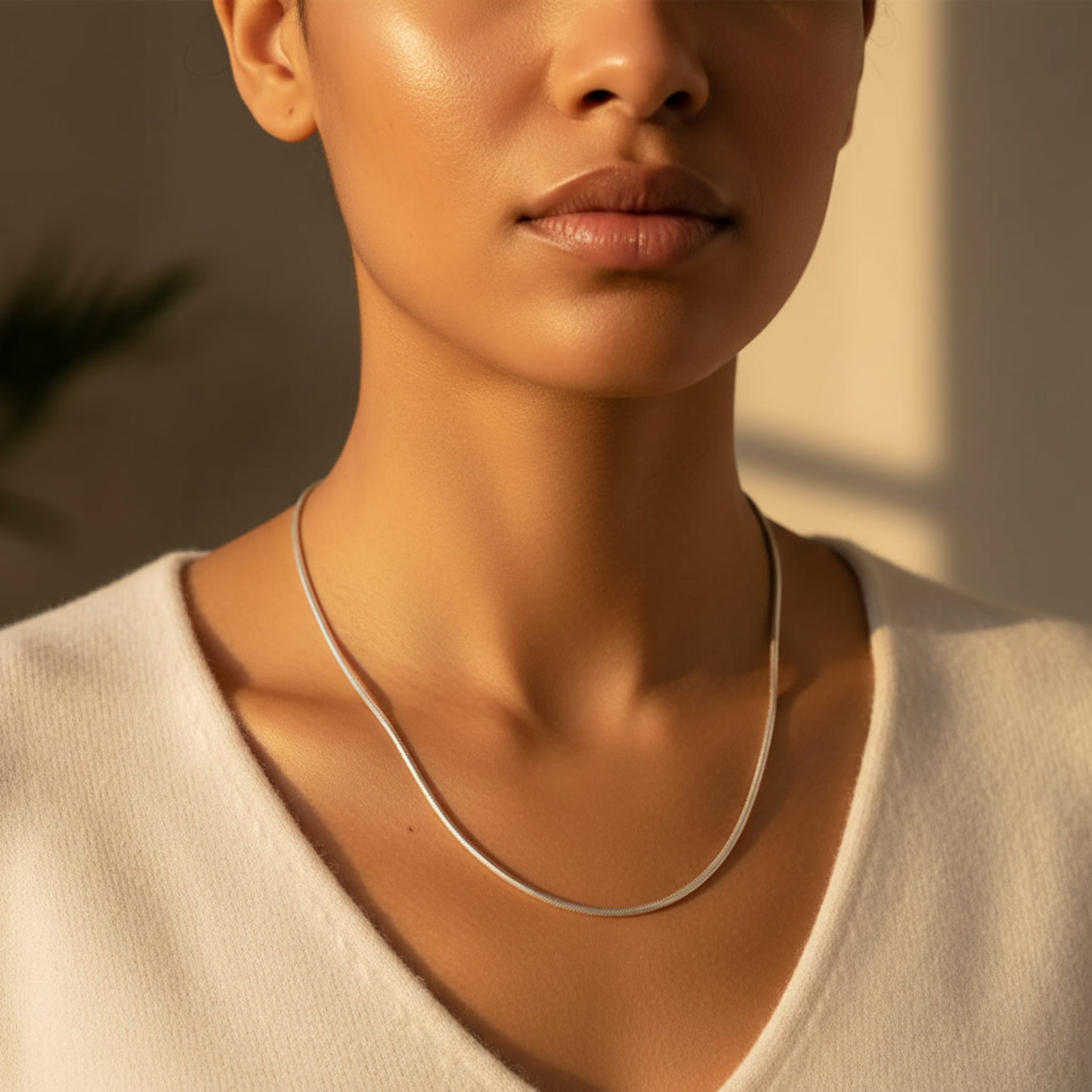 Women's 3mm Gold Snake Chain