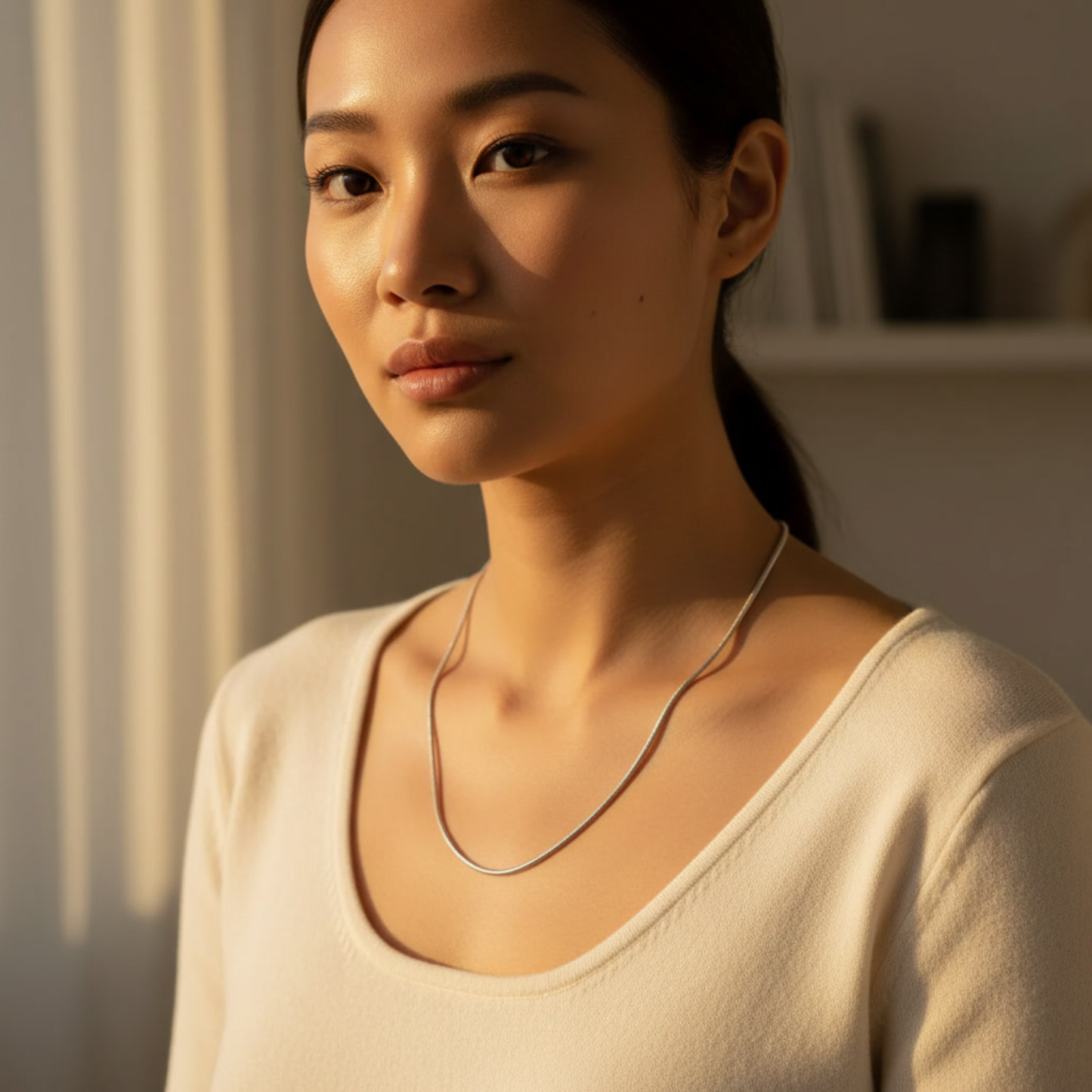 Women's 3mm Gold Snake Chain