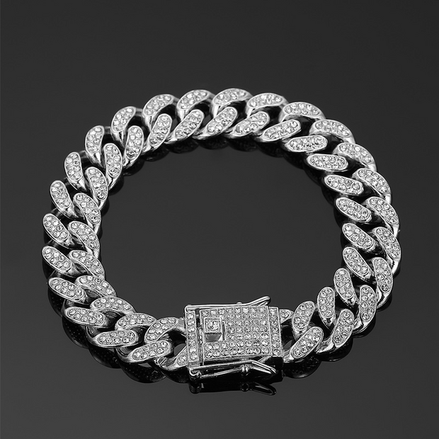 12mm Cuban Chain Bracelet