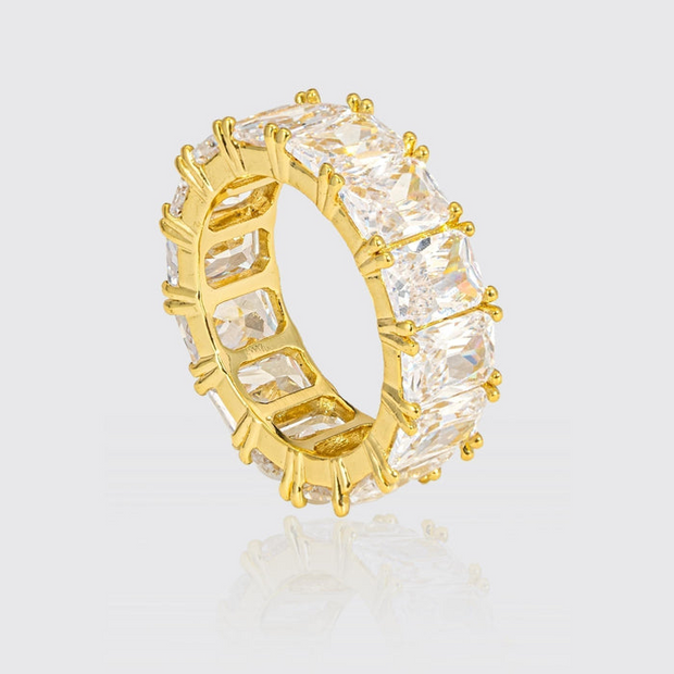 Gold Baguette-Cut Ring