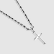 Silver Cross Pendant Necklace