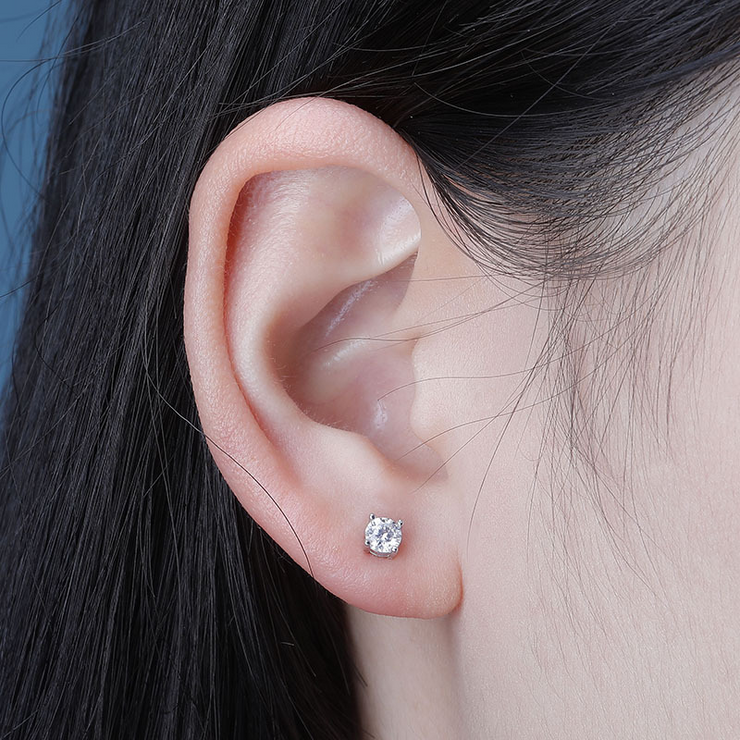 925 Silver 5mm Stud Earrings