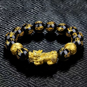 Feng Shui Black Obsidian Wealth Bracelet