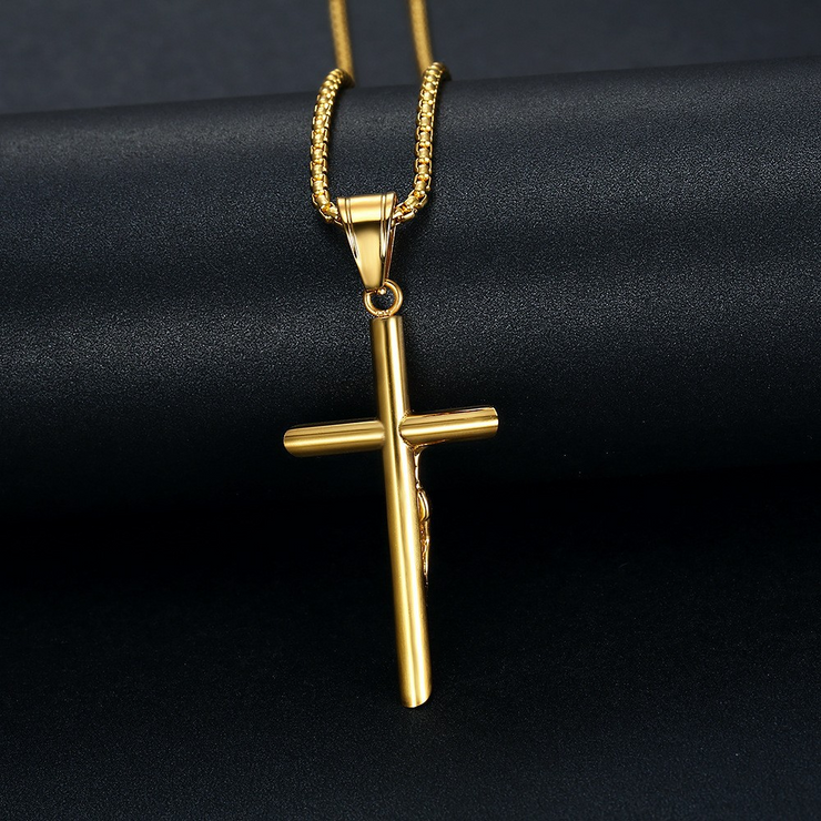 Stainless Steel Cross Pendant Chain