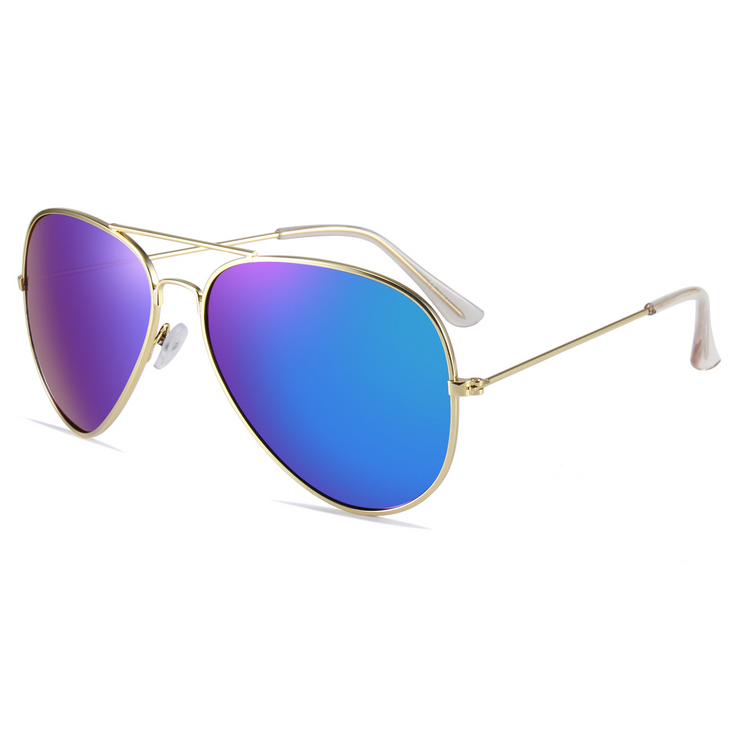 Gold Metal Frame Anti-UV Sunglasses