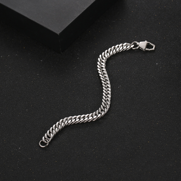 Titanium Steel Cuban Bracelet