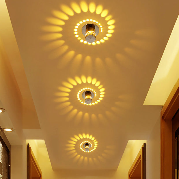 Modern Swirl LED Ceiling Light