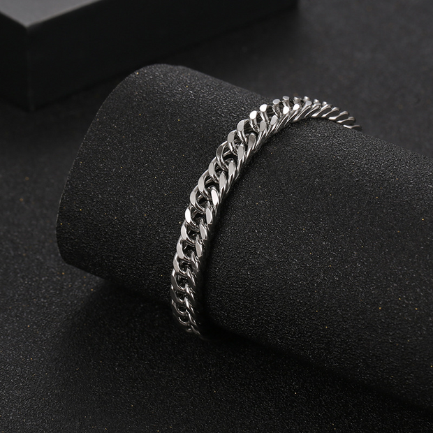 Titanium Steel Cuban Bracelet