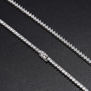 Simple Silver Tennis Chain