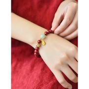 Red Cinnabar Good Luck Bracelet