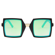 Retro Large Square Frame Sunglasses