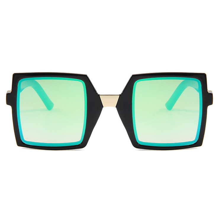 Retro Large Square Frame Sunglasses