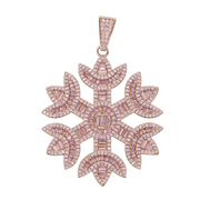 Zircon Snowflake Pendant