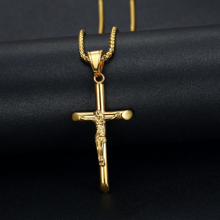 Stainless Steel Cross Pendant Chain