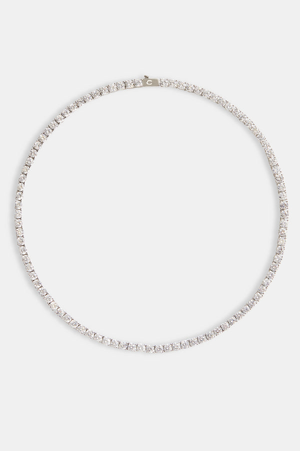 White Gold 5mm Tennis Chain