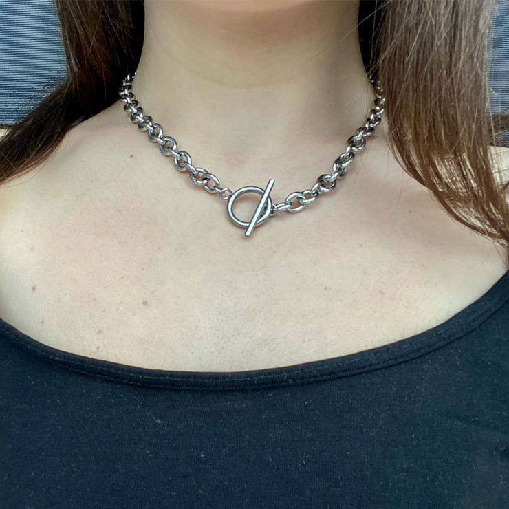 Silver Toggle Chain