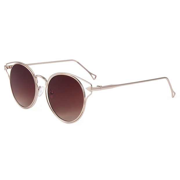 Metal Cat Eye Frame Retro Sunglasses