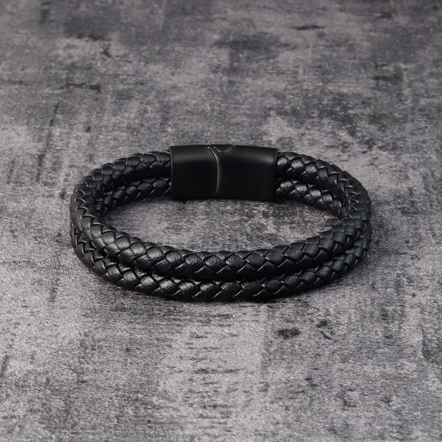 Men's Leather Fashion Bracelet