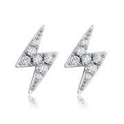 925 Silver Lightening Earrings