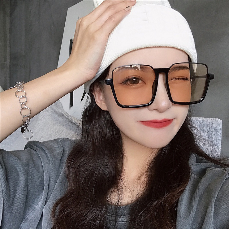 Lower Half Square Frame Sunglasses