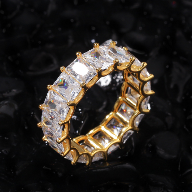 Gold Baguette-Cut Ring