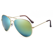 Gold Metal Frame Anti-UV Sunglasses