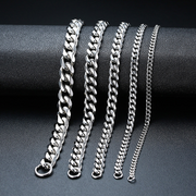 Stainless Steel Cuban Chain Bracelet